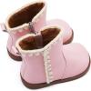 image:imageBMCiTYBM Baby Boys Girls Boots Infant Shoes First Walking Booties for All Seasons for 6 9 12 15 18 24 Months8pink