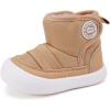 image:imageBMCiTYBM Baby Snow Boots Winter Shoes Infant Boys Girls Booties Non Slip Cold Weather 624 Months12brown