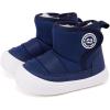 image:imageBMCiTYBM Baby Snow Boots Winter Shoes Infant Boys Girls Booties Non Slip Cold Weather 624 Months12navy