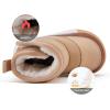 image:imageBMCiTYBM Baby Snow Boots Winter Shoes Infant Boys Girls Booties Non Slip Cold Weather 624 Months14brown