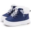 image:imageBMCiTYBM Baby Snow Boots Winter Shoes Infant Boys Girls Booties Non Slip Cold Weather 624 Months1navy