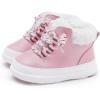 image:imageBMCiTYBM Baby Snow Boots Winter Shoes Infant Boys Girls Booties Non Slip Cold Weather 624 Months1pink