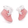 image:imageBMCiTYBM Baby Snow Boots Winter Shoes Infant Boys Girls Booties Non Slip Cold Weather 624 Months7pink