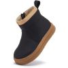 image:imageBMCiTYBM Baby Boys Girls Boots Infant Shoes First Walking Booties for All Seasons for 6 9 12 15 18 24 Months31black