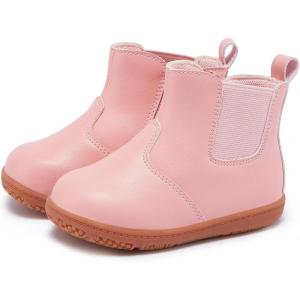 image:imageBMCiTYBM Baby Boys Girls Boots Infant Shoes First Walking Booties for All Seasons for 6 9 12 15 18 24 Months1pink