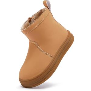 image:imageBMCiTYBM Baby Boys Girls Boots Infant Shoes First Walking Booties for All Seasons for 6 9 12 15 18 24 Months3camel