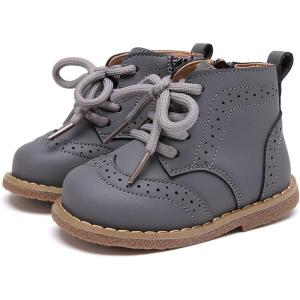 image:imageBMCiTYBM Baby Boys Girls Boots Infant Shoes First Walking Booties for All Seasons for 6 9 12 15 18 24 Months7grey