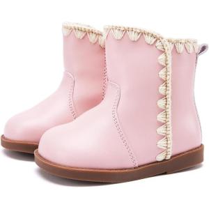 image:imageBMCiTYBM Baby Boys Girls Boots Infant Shoes First Walking Booties for All Seasons for 6 9 12 15 18 24 Months8pink