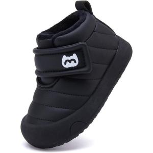 image:imageBMCiTYBM Baby Snow Boots Winter Shoes Infant Boys Girls Booties Non Slip Cold Weather 624 Months11black