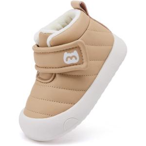 image:imageBMCiTYBM Baby Snow Boots Winter Shoes Infant Boys Girls Booties Non Slip Cold Weather 624 Months11brown