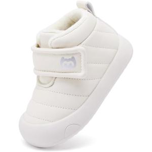 image:imageBMCiTYBM Baby Snow Boots Winter Shoes Infant Boys Girls Booties Non Slip Cold Weather 624 Months11white