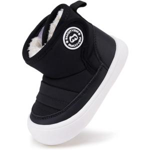 image:imageBMCiTYBM Baby Snow Boots Winter Shoes Infant Boys Girls Booties Non Slip Cold Weather 624 Months12black