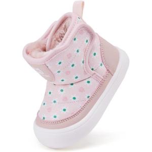 image:imageBMCiTYBM Baby Snow Boots Winter Shoes Infant Boys Girls Booties Non Slip Cold Weather 624 Months13pink