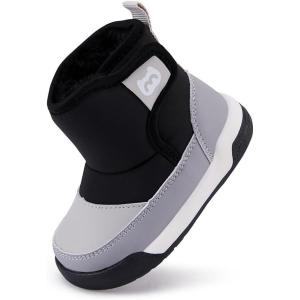 image:imageBMCiTYBM Baby Snow Boots Winter Shoes Infant Boys Girls Booties Non Slip Cold Weather 624 Months14black