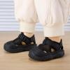 image:imageBMCiTYBM Baby Boy Girl Closed Toe Summer Toddler Sandals Lightweight Shoes Infant NonSlip First Walking Sneakers 6 9 12 18 24 Months 23 Years13black