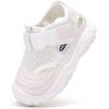 image:imageBMCiTYBM Baby Boy Girl Closed Toe Summer Toddler Sandals Lightweight Shoes Infant NonSlip First Walking Sneakers 6 9 12 18 24 Months 23 Years13white