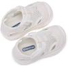 image:imageBMCiTYBM Baby Boy Girl Closed Toe Summer Toddler Sandals Lightweight Shoes Infant NonSlip First Walking Sneakers 6 9 12 18 24 Months 23 Years13white