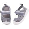 image:imageBMCiTYBM Baby Boy Girl Closed Toe Summer Toddler Sandals Lightweight Shoes Infant NonSlip First Walking Sneakers 6 9 12 18 24 Months 23 Years9grey