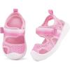 image:imageBMCiTYBM Baby Boy Girl Closed Toe Summer Toddler Sandals Lightweight Shoes Infant NonSlip First Walking Sneakers 6 9 12 18 24 Months 23 Years9pink