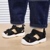 image:imageBMCiTYBM Baby Boy Girl Closed Toe Summer Toddler Sandals Lightweight Shoes Infant NonSlip First Walking Sneakers 6 9 12 18 24 Months 23 YearsAblack