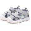image:imageBMCiTYBM Baby Boy Girl Closed Toe Summer Toddler Sandals Lightweight Shoes Infant NonSlip First Walking Sneakers 6 9 12 18 24 Months 23 YearsAgrey