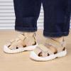 image:imageBMCiTYBM Baby Boy Girl Closed Toe Summer Toddler Sandals Lightweight Shoes Infant NonSlip First Walking Sneakers 6 9 12 18 24 Months 23 YearsAkhaki