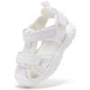 image:imageBMCiTYBM Baby Boy Girl Closed Toe Summer Toddler Sandals Lightweight Shoes Infant NonSlip First Walking Sneakers 6 9 12 18 24 Months 23 YearsAwhite