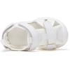 image:imageBMCiTYBM Baby Boy Girl Closed Toe Summer Toddler Sandals Lightweight Shoes Infant NonSlip First Walking Sneakers 6 9 12 18 24 Months 23 YearsAwhite