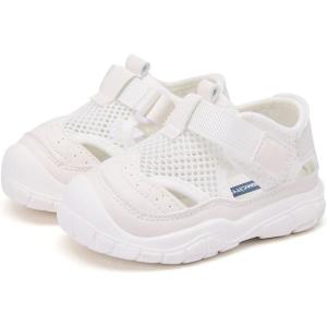 image:imageBMCiTYBM Baby Boy Girl Closed Toe Summer Toddler Sandals Lightweight Shoes Infant NonSlip First Walking Sneakers 6 9 12 18 24 Months 23 Years13white
