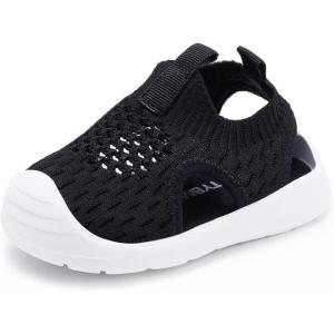 image:imageBMCiTYBM Baby Boy Girl Closed Toe Summer Toddler Sandals Lightweight Shoes Infant NonSlip First Walking Sneakers 6 9 12 18 24 Months 23 Years1black