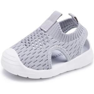 image:imageBMCiTYBM Baby Boy Girl Closed Toe Summer Toddler Sandals Lightweight Shoes Infant NonSlip First Walking Sneakers 6 9 12 18 24 Months 23 Years1grey