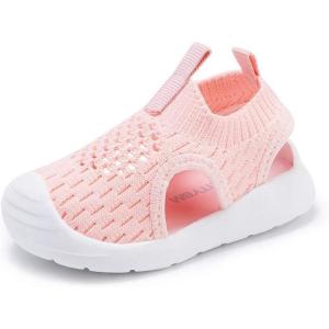 image:imageBMCiTYBM Baby Boy Girl Closed Toe Summer Toddler Sandals Lightweight Shoes Infant NonSlip First Walking Sneakers 6 9 12 18 24 Months 23 Years1pink