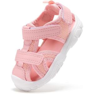 image:imageBMCiTYBM Baby Boy Girl Closed Toe Summer Toddler Sandals Lightweight Shoes Infant NonSlip First Walking Sneakers 6 9 12 18 24 Months 23 YearsApink