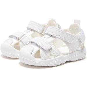 image:imageBMCiTYBM Baby Boy Girl Closed Toe Summer Toddler Sandals Lightweight Shoes Infant NonSlip First Walking Sneakers 6 9 12 18 24 Months 23 YearsAwhite