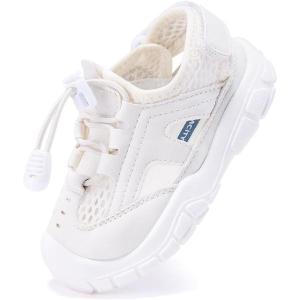 image:imageBMCiTYBM Baby Boy Girl Closed Toe Summer Toddler Sandals Lightweight Shoes Infant NonSlip First Walking Sneakers 6 9 12 18 24 Months 23 YearsBwhite