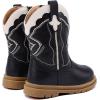 image:imageBMCiTYBM Toddler Cowboy Cowgirl Boots Boys Girls Western Round Toe Riding Mid Calf Booties for All SeasonsToddlerLittle KidBblack