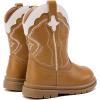 image:imageBMCiTYBM Toddler Cowboy Cowgirl Boots Boys Girls Western Round Toe Riding Mid Calf Booties for All SeasonsToddlerLittle KidBcamel