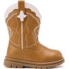 image:imageBMCiTYBM Toddler Cowboy Cowgirl Boots Boys Girls Western Round Toe Riding Mid Calf Booties for All SeasonsToddlerLittle KidBcamel