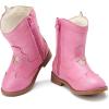 image:imageBMCiTYBM Toddler Cowboy Cowgirl Boots Boys Girls Western Round Toe Riding Mid Calf Booties for All SeasonsToddlerLittle KidBrose