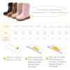 image:imageBMCiTYBM Toddler Cowboy Cowgirl Boots Boys Girls Western Round Toe Riding Mid Calf Booties for All SeasonsToddlerLittle KidCpink