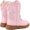 image:imageBMCiTYBM Toddler Cowboy Cowgirl Boots Boys Girls Western Round Toe Riding Mid Calf Booties for All SeasonsToddlerLittle KidCpink