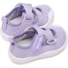 image:imageBMCiTYBM Baby Boy Girl Closed Toe Summer Sandals Lightweight Shoes Infant NonSlip First Walking Sneakers 6 9 12 18 24 MonthsFpurple