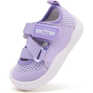 image:imageBMCiTYBM Baby Boy Girl Closed Toe Summer Sandals Lightweight Shoes Infant NonSlip First Walking Sneakers 6 9 12 18 24 MonthsFpurple