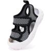 image:imageBMCiTYBM Baby Boy Girl Closed Toe Summer Toddler Sandals Lightweight Shoes Infant NonSlip First Walking Sneakers 6 9 12 18 24 Months 23 YearsCblack
