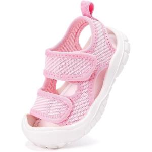 image:imageBMCiTYBM Baby Boy Girl Closed Toe Summer Toddler Sandals Lightweight Shoes Infant NonSlip First Walking Sneakers 6 9 12 18 24 Months 23 YearsCpink