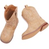 image:imageBMCiTYBM Toddler Cowboy Boots  Lightweight Western Cowgirl Boots for Boys Girls AntiSlip Soft Sole Walking Shoes with Side Zipper for Easy OnOff Classic Stitching for Costumes amp Outdoor PlayAcamel
