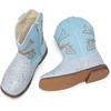 image:imageBMCiTYBM Toddler Cowboy Boots  Lightweight Western Cowgirl Boots for Boys Girls AntiSlip Soft Sole Walking Shoes with Side Zipper for Easy OnOff Classic Stitching for Costumes amp Outdoor PlayCblue