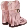 image:imageBMCiTYBM Toddler Cowboy Boots  Lightweight Western Cowgirl Boots for Boys Girls AntiSlip Soft Sole Walking Shoes with Side Zipper for Easy OnOff Classic Stitching for Costumes amp Outdoor PlayBpink