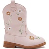 image:imageBMCiTYBM Toddler Girls Cowgirl Boots Little Kids Mid Calf Western Flower Cowboy Pointed Toe Riding Shoes All Season1pink
