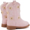 image:imageBMCiTYBM Toddler Girls Cowgirl Boots Little Kids Mid Calf Western Flower Cowboy Pointed Toe Riding Shoes All Season3pink